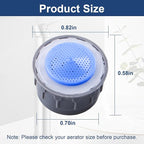 116711 Faucet Aerator Water Flow Restrictor,1.5 Gpm Aerator Inserts Replacement Parts for Moen Bathroom Kitchen Sink,2 pcs