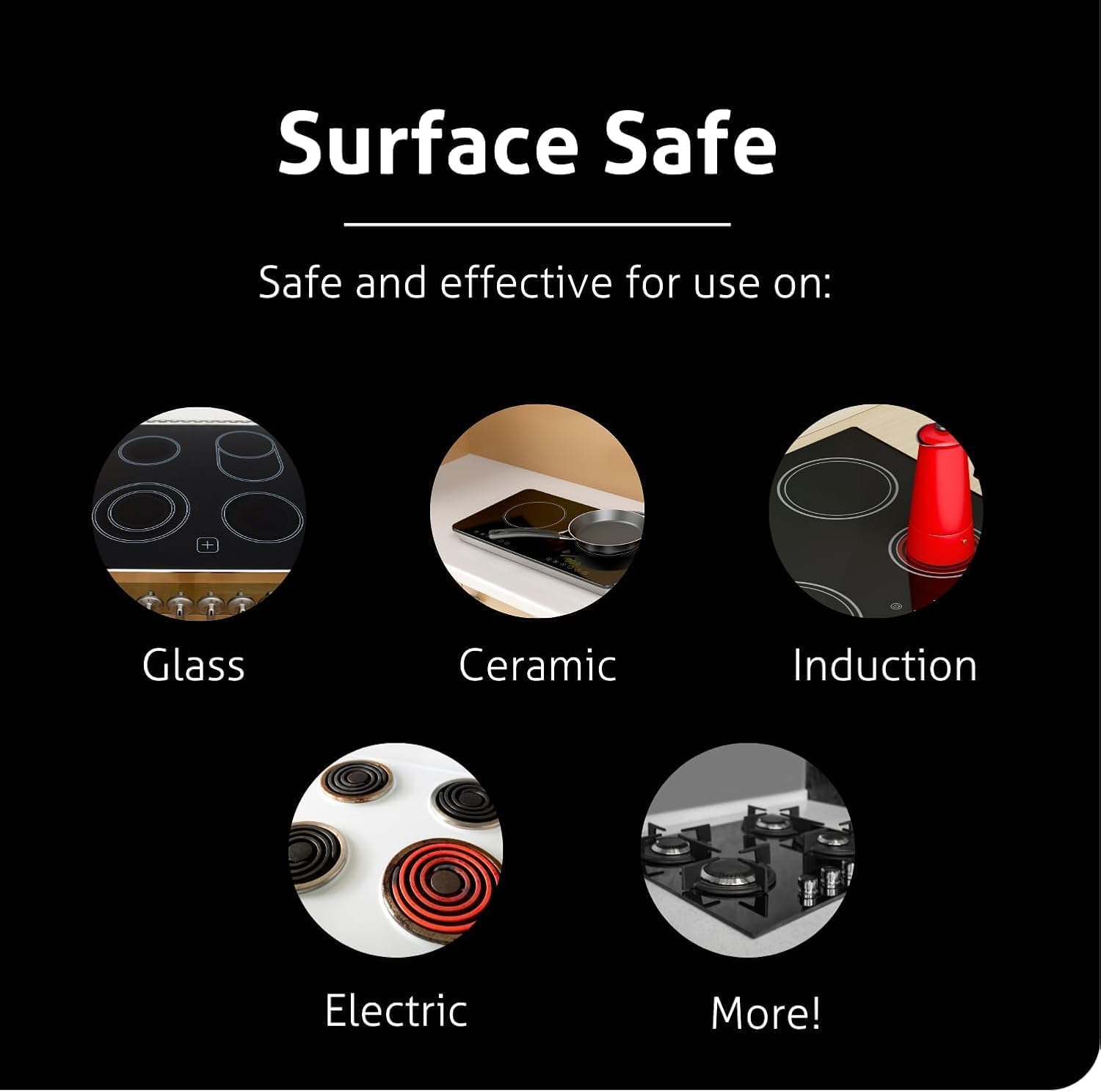 Therapy Glass Cooktop Cleaner 16 oz - Glass Stove Top Cleaner and Polish for Ceramic, Electric, Induction and Flat Top Surfaces