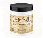 Dixie Belle Paint Company Chalk Finish Furniture Paint - Cotton (8oz) - Matte Pure White Chic Chalk Mineral DIY Furniture Paint