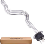 DERNORD 240V 6500W Ripple Tri-clamp Heating Element Stainless Steel Immersion Water Heater with 3-Wire Electrical Locking Plug (2 Inch Tri clamp)