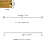 6 Pack 12.6"(320mm) Brushed Satin Nickel Cabinet Pulls Kitchen Cabinet Handles Drawer Pulls Cupboard Hardware for Cabinets CK0078