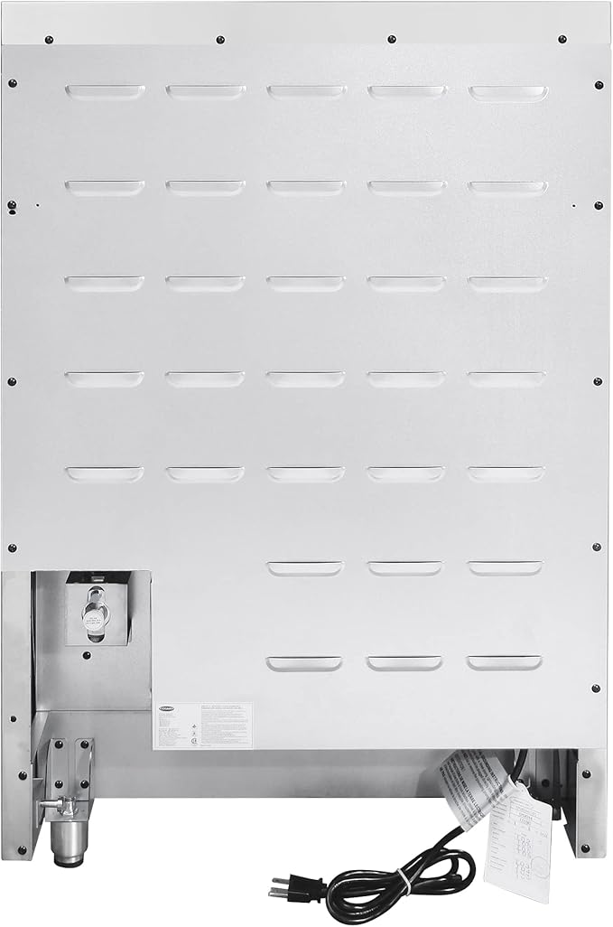 COSMO COS-EPGR244 24 in. Haven Collection 3.73 cu. ft. Gas Range with 4 Sealed Burners, Cast Iron Grates, Convection Oven, Stainless Steel