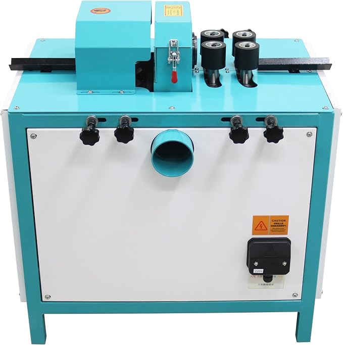 Single Round Bar Machine 30mm Circle Milling Diameter Adjustable Feeding Speed for Tool Wooden Handle 220V