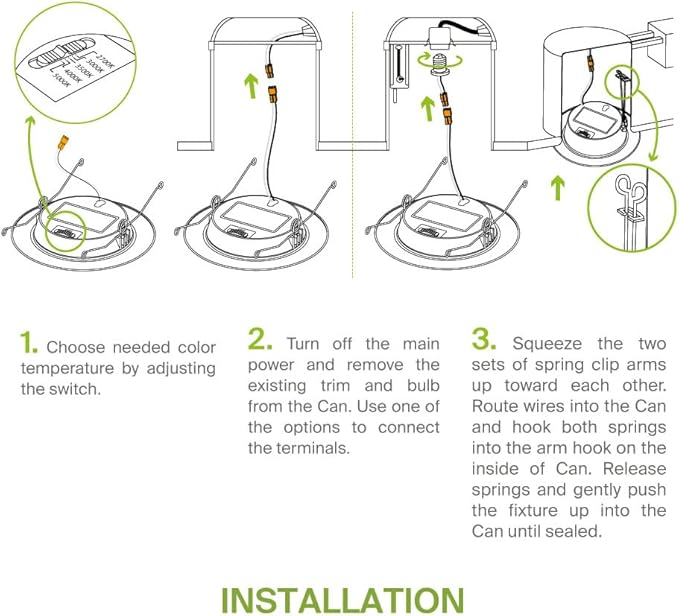 ASD Flat Trim Retrofit LED Recessed Lighting 6 Inch | Ultra Thin Black 12W 971LM Wet Rated Dimmable Downlights | 2700K-5000K Adjustable LED Recessed Light Fixtures | Disk Can Lights, ETL 24 Pack