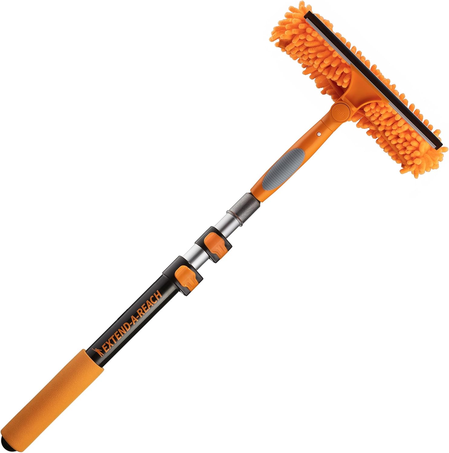 1.5-3 Window Squeegee for Home with Extension Pole // Window Glass Cleaner Tool for Window Cleaning // Car Squeegee for Window Cleaning // Best Tool to Clean Windows Outdoor and Indoor