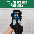 Humboldts Secret Black Nitrile Gloves Disposable Latex Free & Powder Free