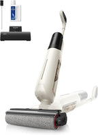 MOVA K30 SE Wet Dry Vacuum Cleaner, 180° Lie-Flat Reach Smart Vacuum Mop, 0 in Dual-Edge Cleaning, one-press self-cleaning, Lightweight, Powerful 18000Pa Suction Floor Cleaner for Hard Floors Pet Hair