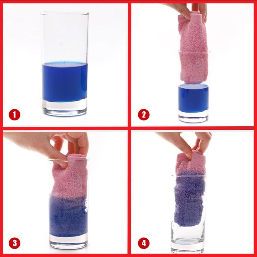 Bamboo Microfiber Cleaning Cloth-8Pcs Kitchen Wash Cloths,Wood Fiber Window Glass Rags,Micro Fiber Cloth for Cleaning Suitable for Dishes,Car Towel Rag Made From Baby Washcloths Material (pink)