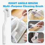 Multi-Purpose Hard Bristle Brush Set, Crevice Cleaning Brush Kit for Deep Cleaning Kitchen, Bathroom, Grout, Sink, Cup, Teapot, Bottle, Blender, Corners, Tight Spaces，9 Pack