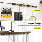 HHSOET 16 Outlet Long Power Strip, 4FT Heavy Duty Power Strip with 4800J Surge Protection, 20a Mountable Wide-Spaced Outlets for Home, Office, Garage & Workshop - ETL Certified