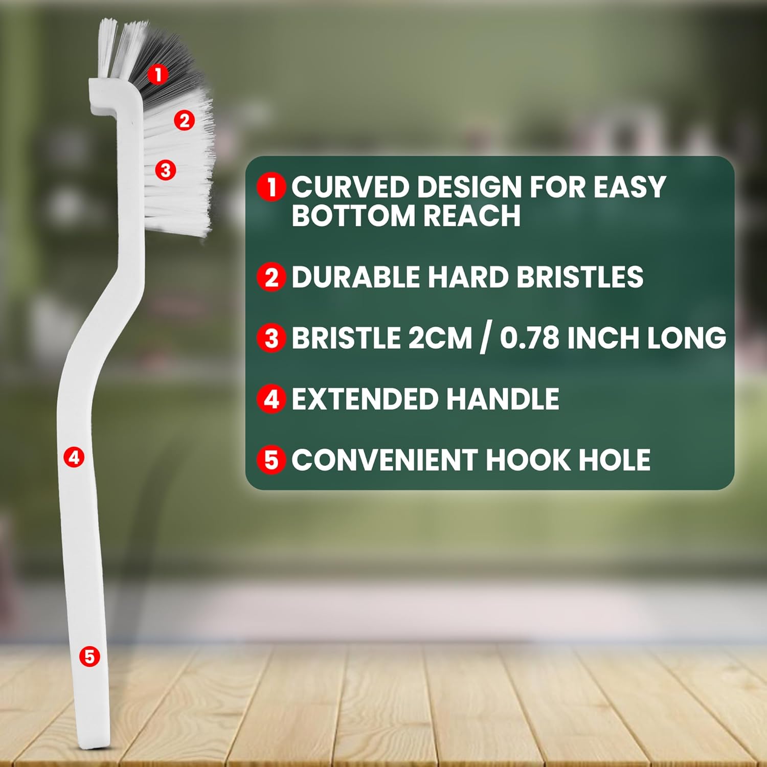 14 Pcs Crevice Cleaning Brush Set – Hard Bristle Cleaning Tools for Grout, Tile Floors, Gaps & Narrow Spaces – Multi-Purpose Grout Scrub Brush for Cleaning Bathroom, Shower, Window Tracks, Kitchen