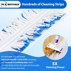 20 Count Swiffer Wet Pads Refill - Plant Fiber Material for Effective Cleaning, Disposable Power Mop Pads Refills, Blue Color