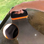 Upgraded 6-Piece Griddle Cleaning Kit for Blackstone, Flat Top Grill Cleaner Non-Scratch Scouring Pads for Kitchen - Heavy-Duty 5 Griddle Scrubber Pads with 1 Handle