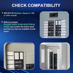 60 Amp 2-Pole Circuit Breaker, Type 3/4-Inch Plug-On Molded Case Circuit Breaker, 120/240V, Thermal Magnetic, 10-Yr Warranty