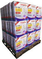 Premium Color Knit Cleaning Rags (600 lbs. Pallet 120x5 lbs. Compressed Boxes) – Shop Rags Bulk for Workshops, Mechanics, Painters, and Home Use, Multipurpose Cotton T-Shirt Rags