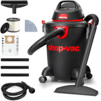 Shop-Vac 5985005 6 Gallon Wet/Dry Vacuum, 3.5 Peak HP, 1.25 Inch Diameter x 7 Foot Hose, 6 Foot Cord, Ideal for Home, Garage, and Workshop Cleaning