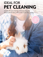 Fantasticlean Microfiber Cleaning Cloth Roll -30 Pack, Tear Away Microfiber Towels, 12" x 12", Reusable, Washable, Scratch Free, Ultra Absorbent Dishcloth for Car, Home Supplies, Pet, Kitchen (Pink)