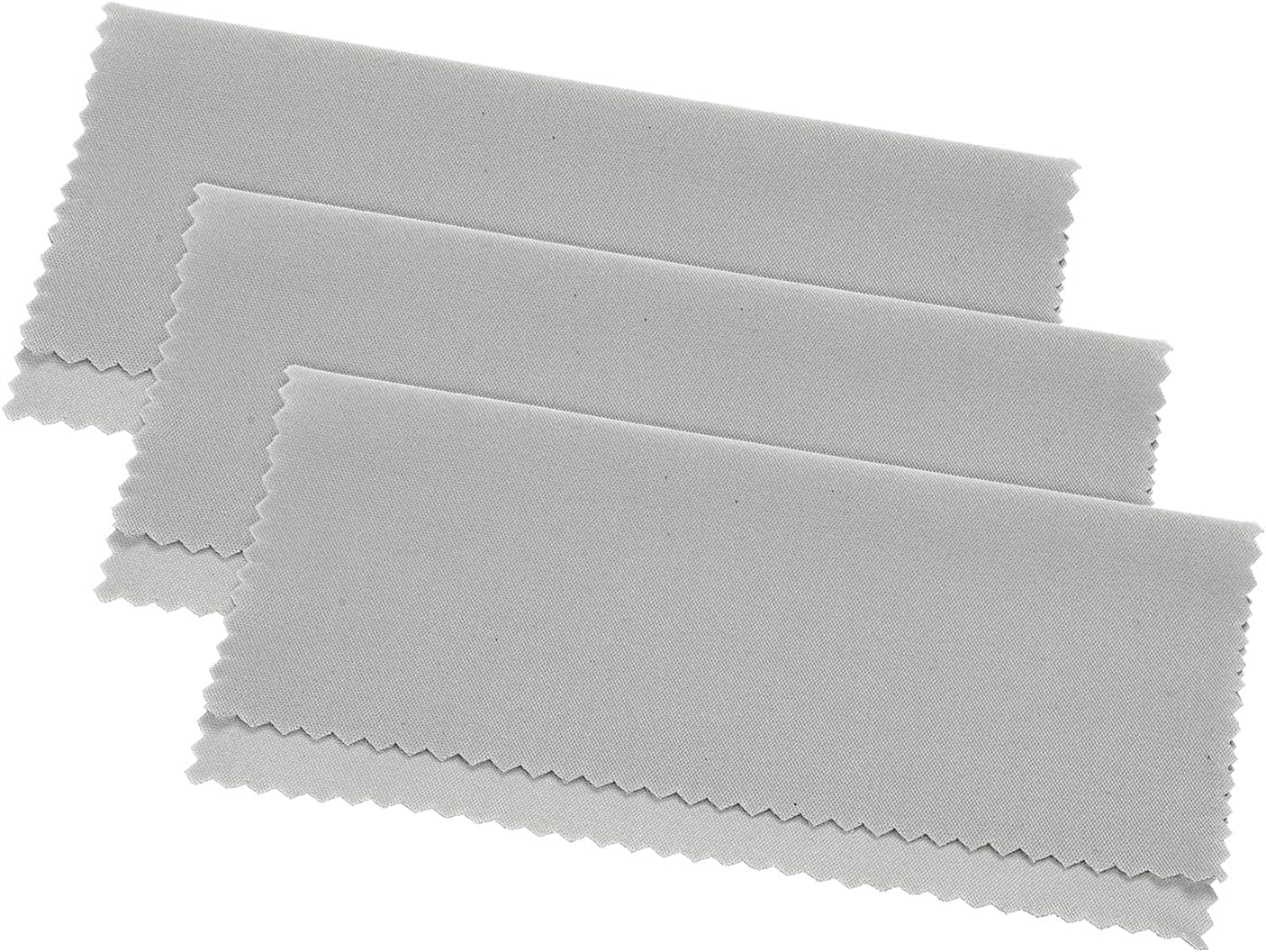 PATIKIL Eyeglass Microfiber Cleaning Cloth 5.5"x5.5", 100 Pack Glasses Cleaning Cloth Soft Wipe Screen Cloth for Camera Lens Eyeglasses Screens, Gray