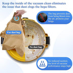 10 Pack DXVA19-4111, DXVA19-4101 Vacuum Bags for DEWALT 6 to 10 Gallon Wet/Dry Vacuum, Disposable Shop Vac Bags, Dust Collection Bag Replacement