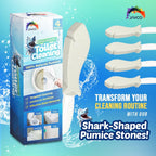 4 Pack Pumice Stone for Toilet Cleaning | Toilet Pumice Stone with Handle | Pumice for Cleaning | Pumice for Toilet Bowl Cleaning