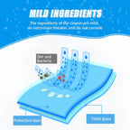 Automatic Toilet Cleaner, Blue High-Concentration Liquid for Powerful Toilet Bowl Cleaning, Lasts 200 Days or Over 4000 Uses, Deodorizes and Prevents Stains in Bathroom Toilets (1Bottle)