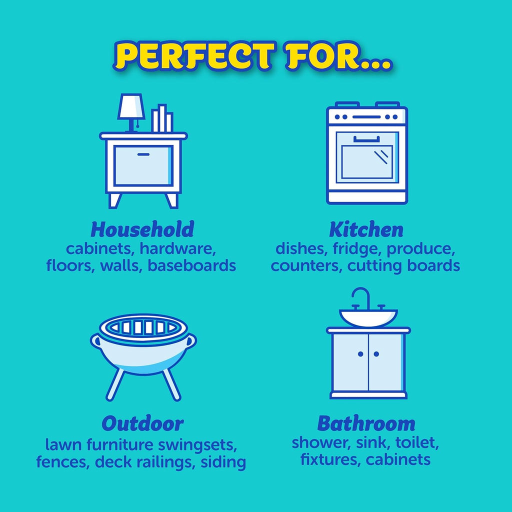 Scrub Daddy Scrub Mommy, Daddy Caddy + Cif All Purpose Cleaner - Scratch-Free, Dual-Sided Kitchen + Bathroom Scrubber + Multipurpose Cleaning Cream - Cleaning Supplies Kit for Multiple Surfaces