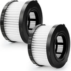Vac Filter fit for DEWALT DC5151H DCV517B DC515 DCV517 DCV517M1 DC515B 18V 20V Wet Dry Portable Vacuum 2 Pack LUXRILIX