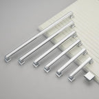 10 Pack 7.5 Inch(192mm) Hole Center Polished Chrome Modern Cabinet Pulls Kitchen Cabinet Handles Kitchen Cabinet Hardware Timeless Drawer Pulls for Dresser Cupboard Wardrobe, Chrome(7.5x10)