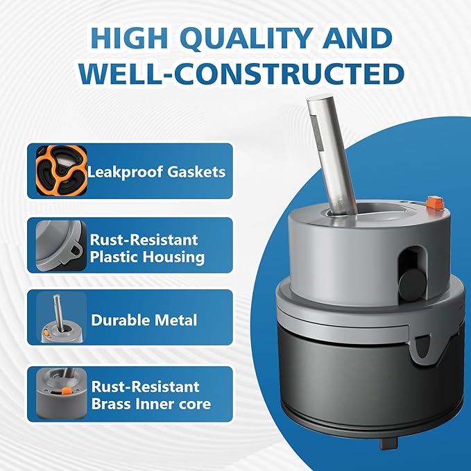 RP50587 Cartridge for Delta DST Single-Handle Kitchen and Lavatory Faucets (36mm), with RP51503 Bonnet Nut and Allen Wrench