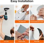 Sylvania 6" Slim Microdisk Downlight, 12W, 5 CCT Select (2700K - 5000K) Recessed Lighting, 1000 LMS, 90 CRI, Dimmable, Wet-Rated, White - 6 Pack (61190)