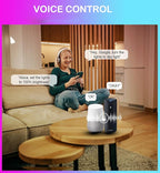 CLOUDY BAY 3inch Eyeball Smart LED Recessed Lights,Color Changing Recessed Lighting,Compatible with Alexa and Google Home Assistant,Pack of 4