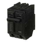 ABB Q-Line® THQL2150 50A Circuit Breaker • 50 Amp Double Pole Breaker, 120/240 VAC, 10 kAIC • Thermal Magnetic Trip • Long-Time & Instantaneous Protection (LI) • Plug-in Mount