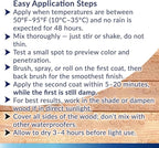 Seal-Once Nano+Poly Penetrating Wood Sealer with Polyurethane - Premium Waterproof Sealant -1 Gallon & Brown