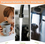 Pilot Assembly for Water Heater Parts Compatible with Rheem Ruud Richmond SP21058 SP20824 SP20754 SP20800 | NG/LP Universal Burner Ignition Replacement Kit with Thermopile & Sparker