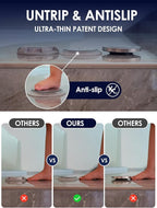 Solar Dock Lights, Super Bright Disc LED Outdoor Waterproof, Anti-Slip & Anti-Trip Flat Low Profile for Marine, Deck, Ground, Pool, Pier, Pathway, Step (Warm White, 2Pack)