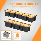 Ultrawall Overhead Garage Storage Rack, Heavy Duty Ceiling Storage Rack, 26 Inch Adjustable Ceiling Bin Storage System, 6 Sets for 5 Bins