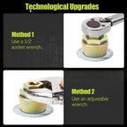 1.5'' Tub Drain Extractor, 8PCS Pipe Nipple Extractor Set with 1-inch Socket, Remove the Old, Broken, Stubborn, Rusted Drain Tub Bathtub Stopper, Strong Grab Plumbing with Storage Case