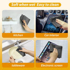 Thickened Magic Cleaning Cloth, 6Pcs Microfiber Cloth Reusable,Lint Free Cloth for Glass,Window, Mirror, Cars
