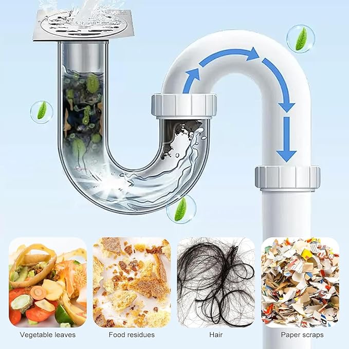 Pipeline Dredging Agent, 350ml Drain Cleaner, Powerful Sink & Toilet Clog Remover for Kitchen & BathroomCleaning, 1PCS (8 Fl Oz (Pack of 1), Lavender)