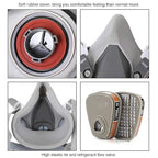 Active Carbon Gases Chemicals Respirator - for Vapors, Paint, Dust,Formaldehyde, Sanding, Polishing, Spraying,Machine Polishing and other Work