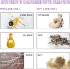 8 Pack Power Mop Refills, Compatible with Swiffer PowerMop & Wood Mops, Reusable, Used for Floor Cleaning