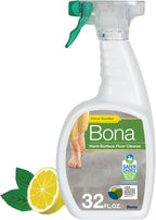 Bona Multi-Surface Floor Cleaner Spray - 32 fl oz - Lemon Mint Scent - Refillable - Residue-Free Floor Cleaning Solution for Stone, Tile, Laminate, and Vinyl Floors