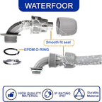 (20 Pack) Yariwiz 1/2 Plastic Liquid Tight Conduit 90 Degree Elbow