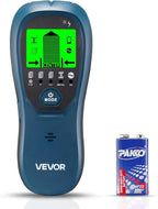 VEVOR Stud Finder Wall Scanner, 5 in 1, Electronic Wall Stud Detector with Smart Sensor, High-Definition LCD Display and Audio Alarm, for the Center and Edge of Metal, AC Wire, Joists, Pipes, Blue