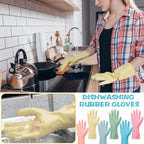 36 Pair Reusable Household Gloves Long Rubber Dishwashing Gloves Kitchen Cleaning for Dishes Clean Gardening