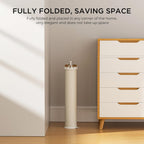 Tripod Clothes Drying Rack, Garment Rack Portable and Foldable Space Saving Laundry Drying Rack - Dryer Rack Clothing Floor Folding Balcony Bedroom Household (Beige(Wood), 12 rods)