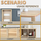 GSCIT Club White Oak Edge Banding, 1 inch x 250ft roll of Veneer Edge Banding Pre-glued Flexible, Wood Tape for Cabinet Repair Furniture