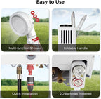 Portable Camplux Propane 1.58 GPM Tankless Gas, On Demand Water Heater, White