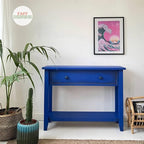 Dixie Belle Paint Company Chalk Finish Furniture Paint - Cobalt Blue (8oz) - Matte Vibrant Blue Chic Chalk Mineral DIY Furniture Paint