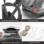 RANKSING Reusable Respirator Full Gas Mask Full 6800 with Filters for Dust, Asbestos, Chemicals while Painting, Spraying